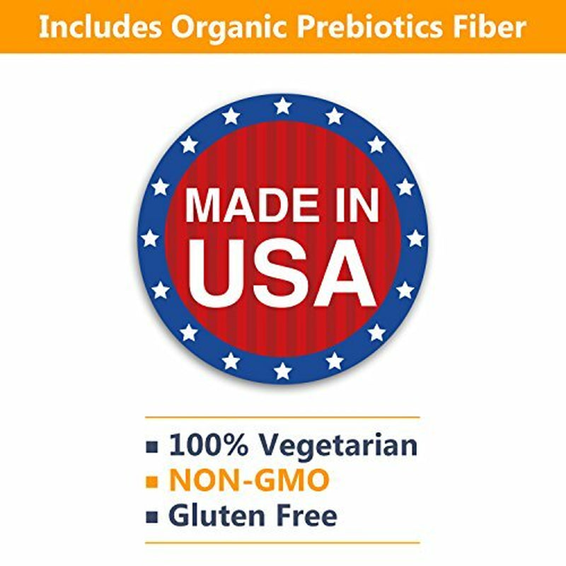 Newrhythm Probiotics 50 Billion CFU 20 Strains, 60 Veggie Capsules, Targeted